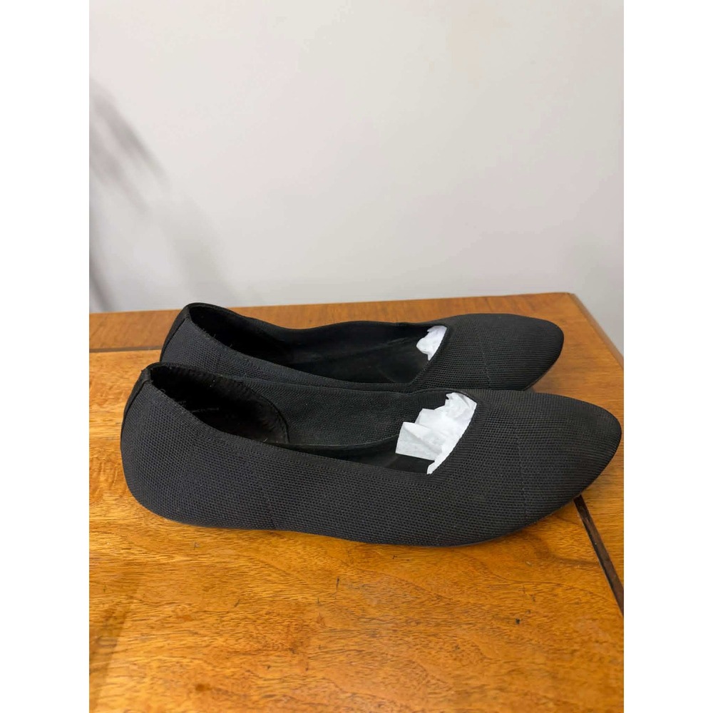 Torrid Womens Black Knit Pointed Toe Ballet Flats Shoes 11.5 WW 16303733 - Picture 4 of 10